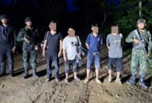 Four Chinese nationals detained in Tak province for illegal entry | Thaiger