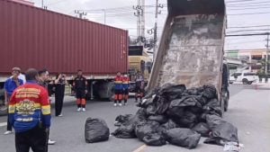 Mayor tackles illegal waste dumping by Chinese firm in Chon Buri | Thaiger