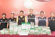 Malaysian caught smuggling drugs worth 90 million baht in Nan