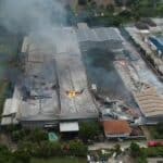 Rescuers retrieve 8 bodies from Saraburi factory fire, 2 still missing | Thaiger