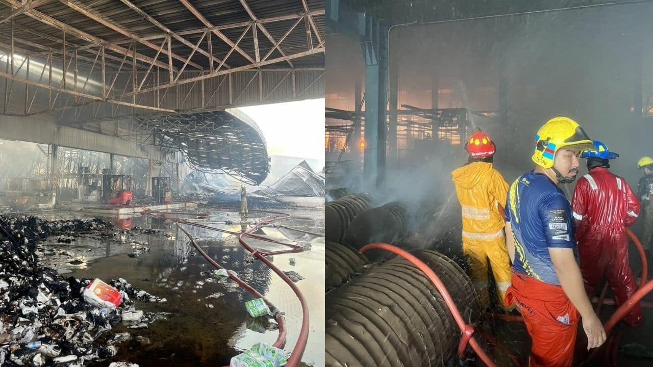 Rescuers retrieve 8 bodies from Saraburi factory fire, 2 still missing | News by Thaiger