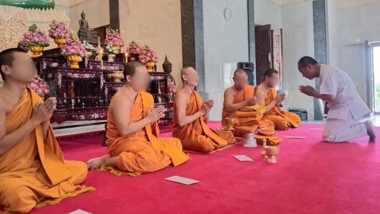 Thai abbot escapes to Laos after romantic relationship and blackmail