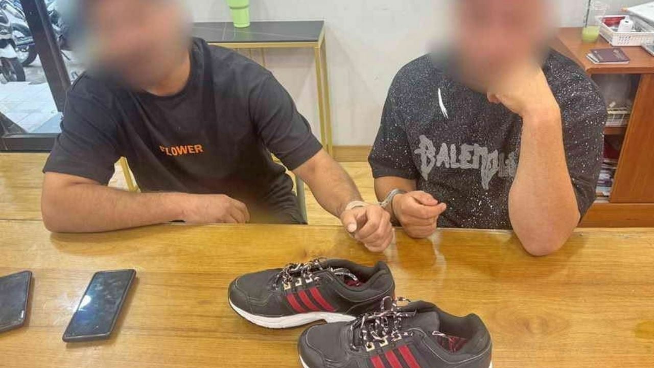 2 Iranian men arrested for stealing trainers from Phuket shoe shop