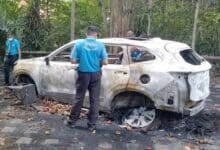 Thai man arrested for setting fire to ex-MP’s car in Songkhla