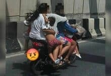 Family of 7 on motorcycle sparks safety outrage in Phuket