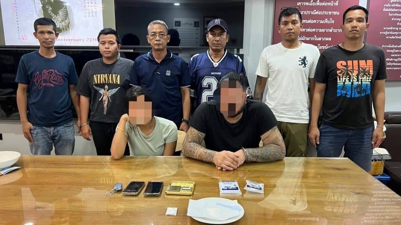 Thai-Swedish couple arrested for cocaine sale