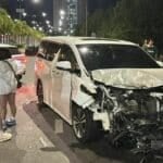 South Korean man causes pile-up on Pattaya road, 8 cars damaged | Thaiger