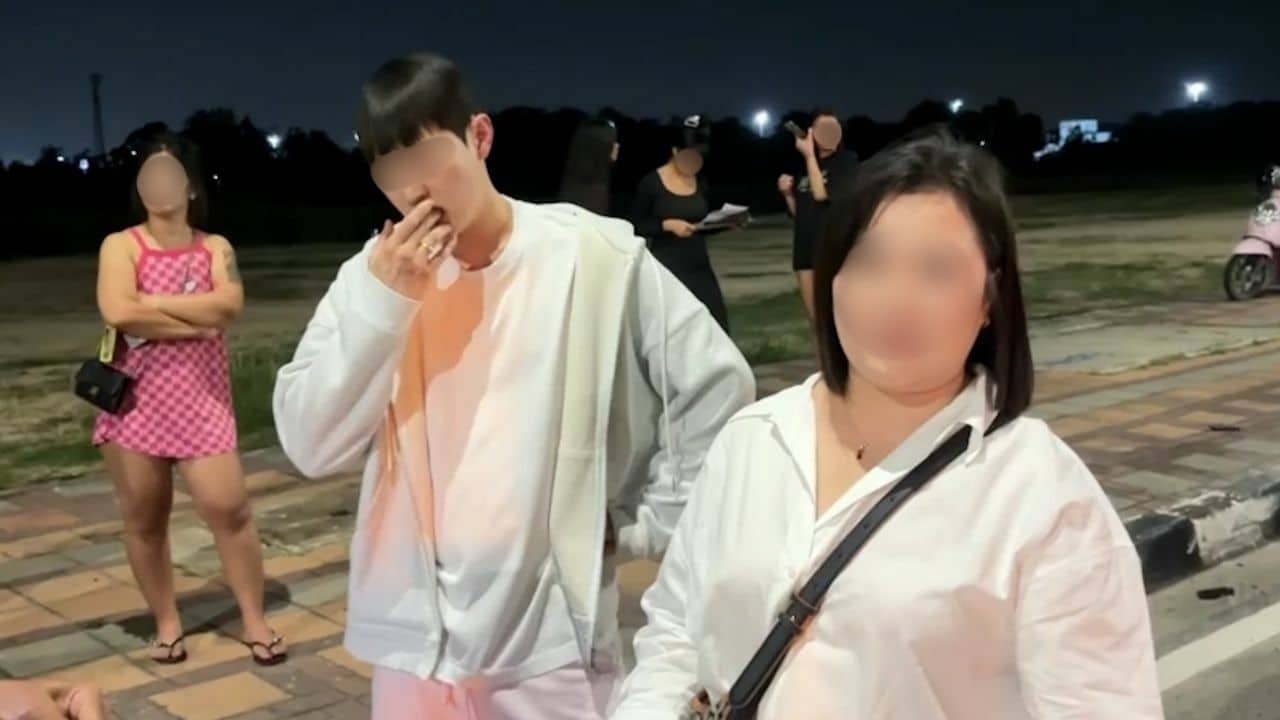 South Korean man causes accident in Pattaya