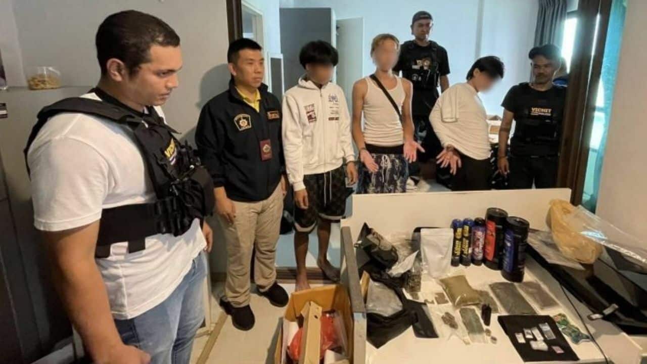 Condo drug party ends in arrests for 2 Thais and Russian in Phuket