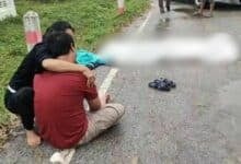 Thai mother fatally struck by son’s car while making merit