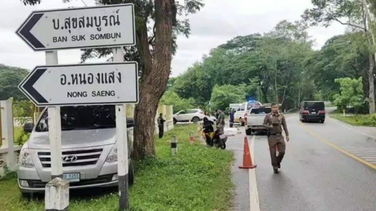 Thai man claims speeding up car in accident leading to mother's death