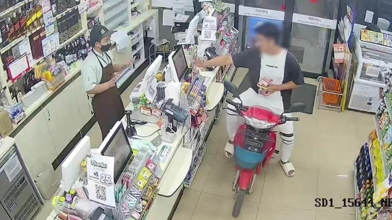 Snack thief armed with scissors caught after convenience store heist