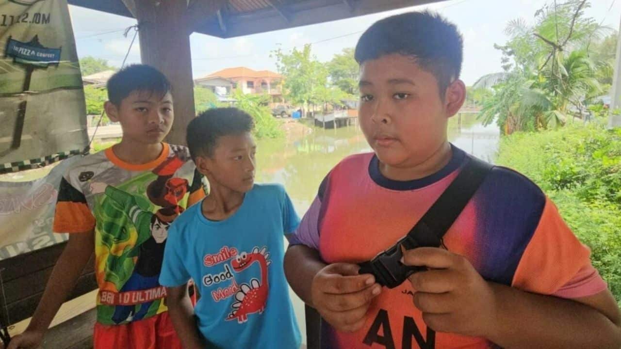 Three young boys hailed heroes for saving woman from drowning