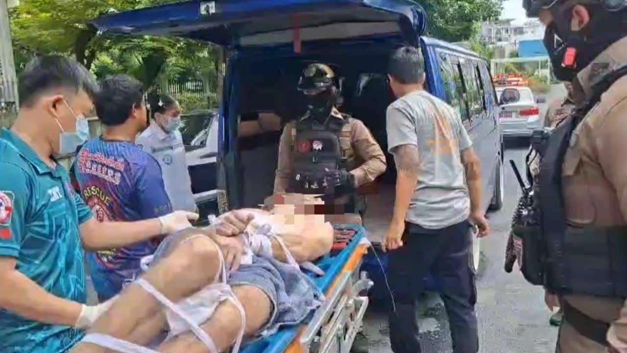 Naked American man rescued from sewer