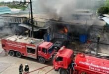 Wrong fuel refill on minivan leads to garage fire in Chon Buri