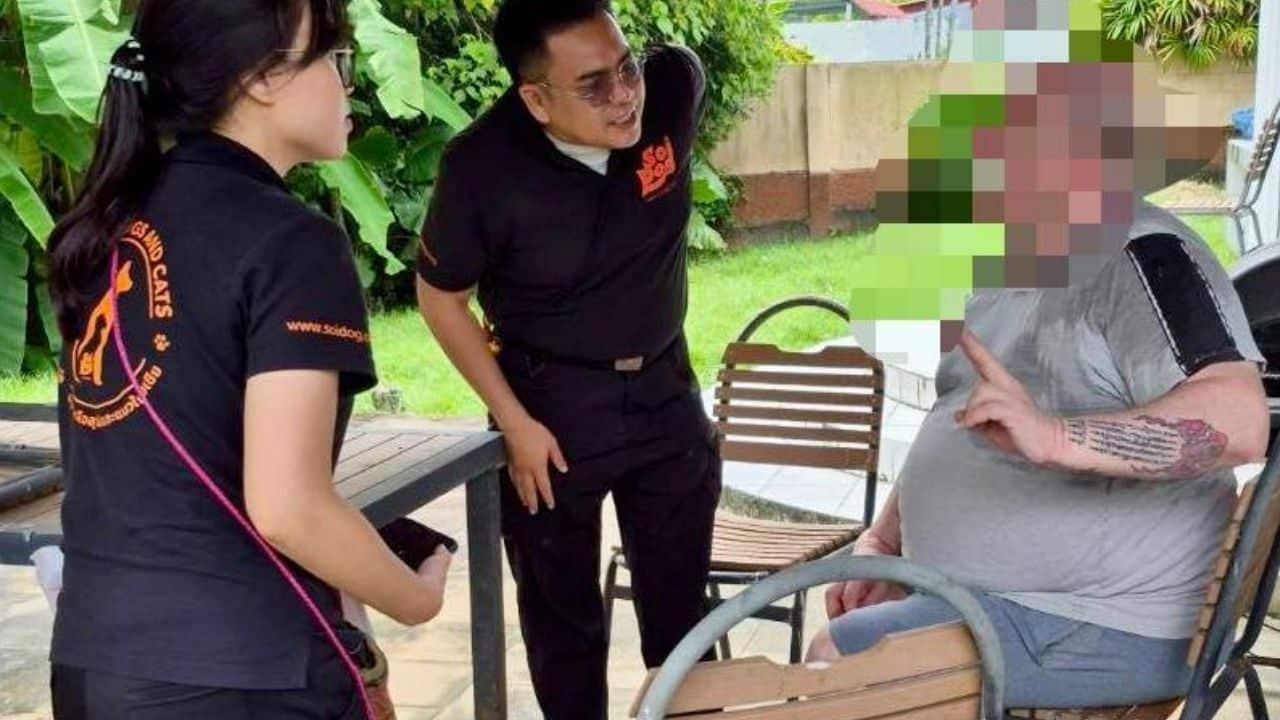 Three dogs rescued from foreigner's villa in Phuket