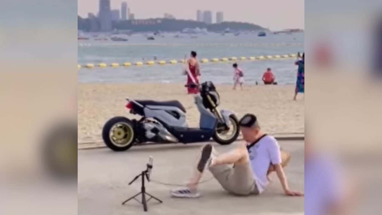 South Korean influencer dances Pattaya