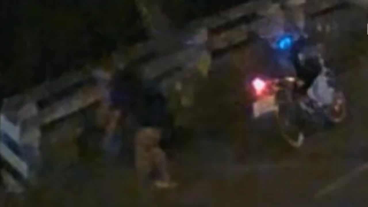 Baby survives after being abandoned in heavy rain and heat