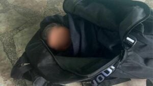 Newborn baby abandoned in backpack on Samut Prakan bridge