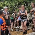 Thai tour guide killed, 16 foreign tourists rescued after boat capsizes in Surat Thani dam | Thaiger