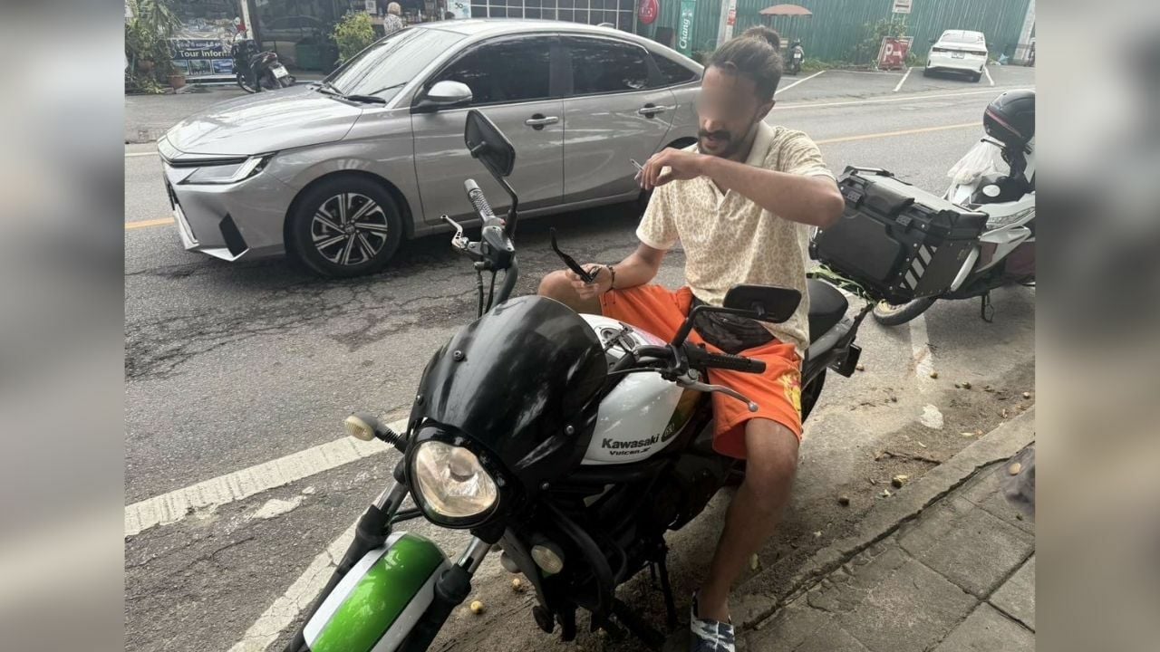 Phuket woman hunts for foreign motorcyclist in hit-and-run