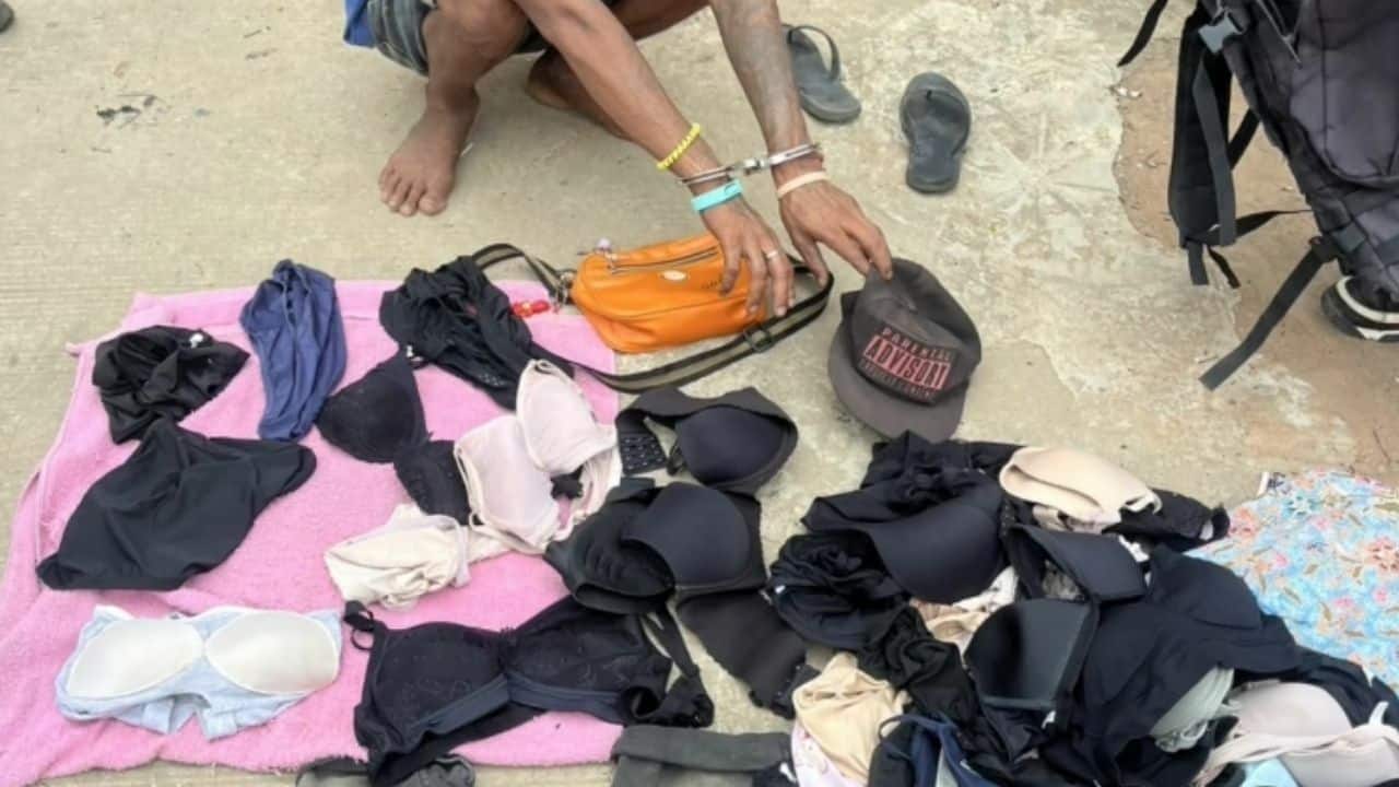 Thai man arrested in temple for underwear theft