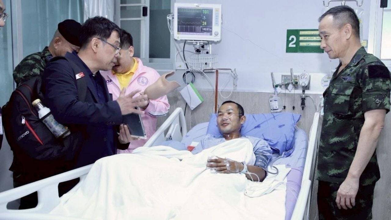 Thai soldier proud to serve country despite losing leg