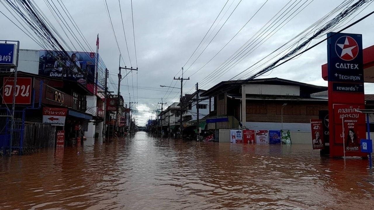 Flood in northern provinces of Thailand