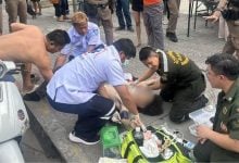 Thai man shot while riding motorcycle on Samut Prakan road | Thaiger