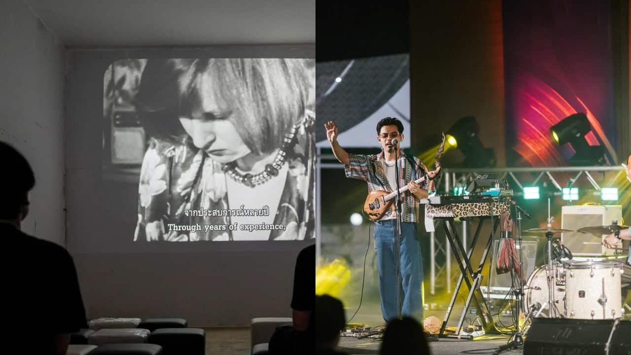 Isaan Cinema House (left) and Isaan Music Talent