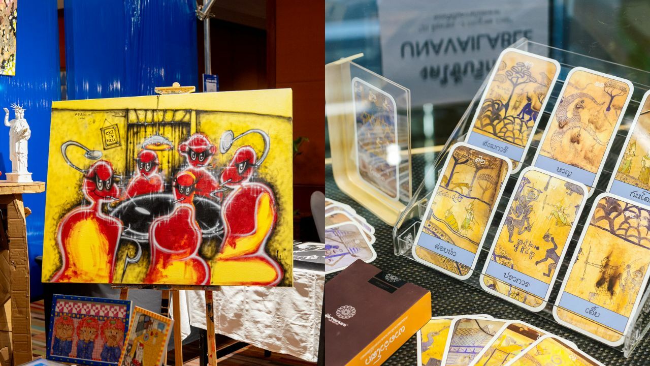 ISAANCF x Kupper Art Festival 2025 (left) and the Isaan Showcase (Right)