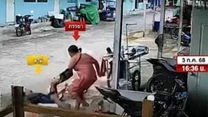 Man stabbed by wife in Pattaya after domestic dispute (video)