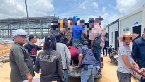 Rayong visa scam busted as 34 illegal workers nabbed on site | Thaiger