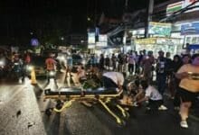 Filipina killed in horror Patong crash as SUV ploughs into bikes
