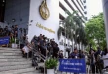 Thaksin faces court over monarchy remarks in closed-door trial