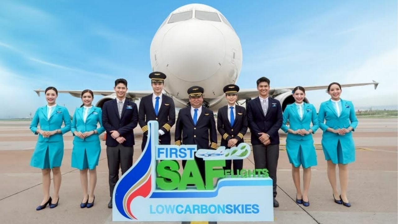 Bangkok Airways takes off with green fuel to slash carbon emissions
