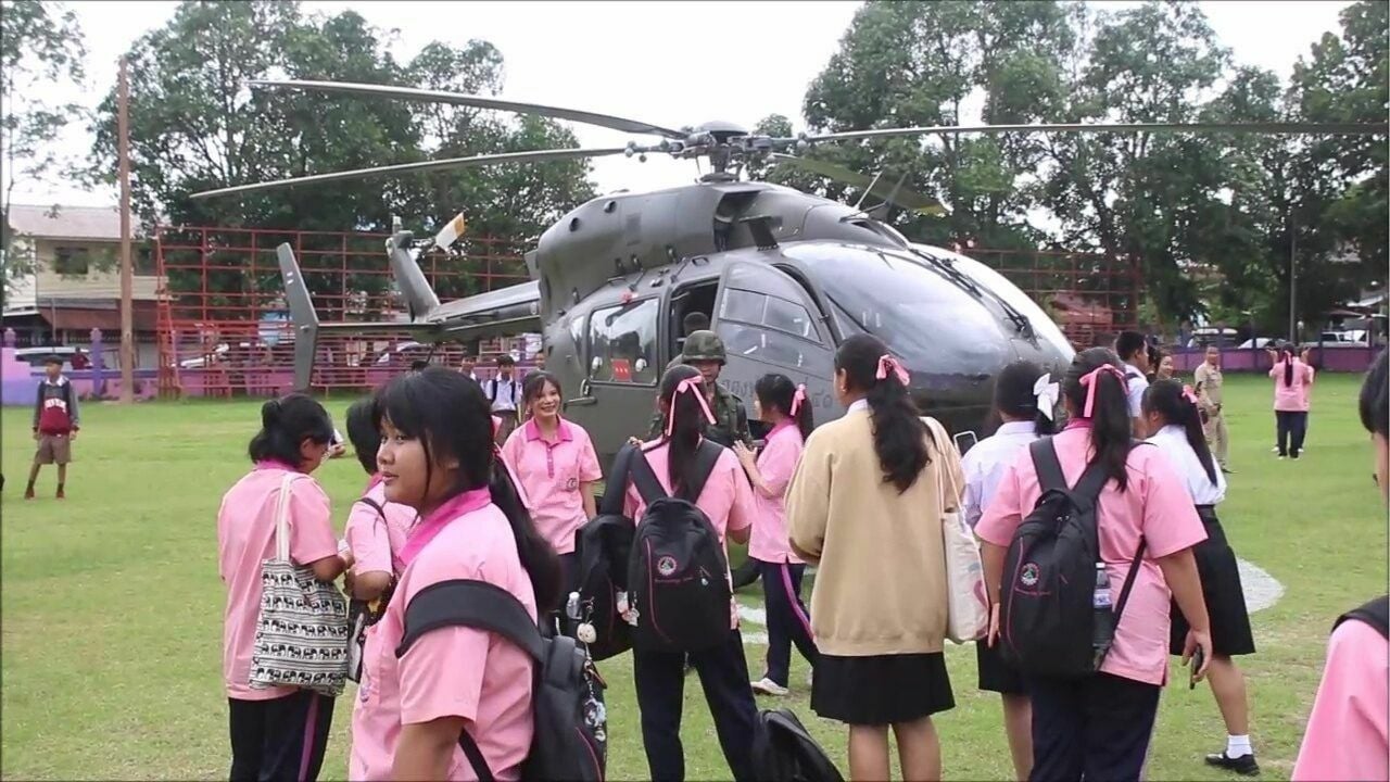 Helicopter tail number sparks lottery frenzy in Udon Thani