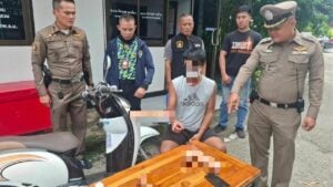 Thai man rides naked with dildos strapped to bike in Chiang Mai