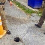 Sinkhole shocker: Road caves in on Jomtien road | Thaiger