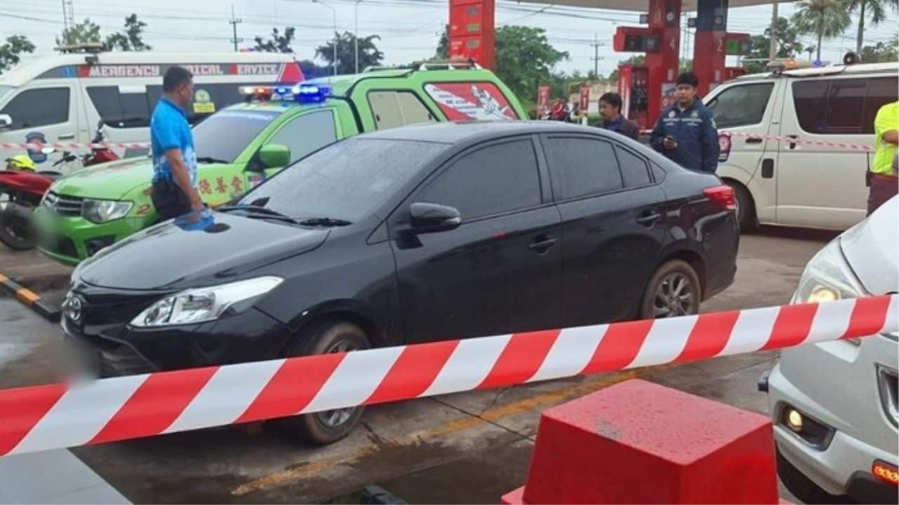 Man found dead in idling car at Udon Thani petrol station