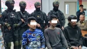 Ubon Ratchathani police arrest 4 for violent assault on woman