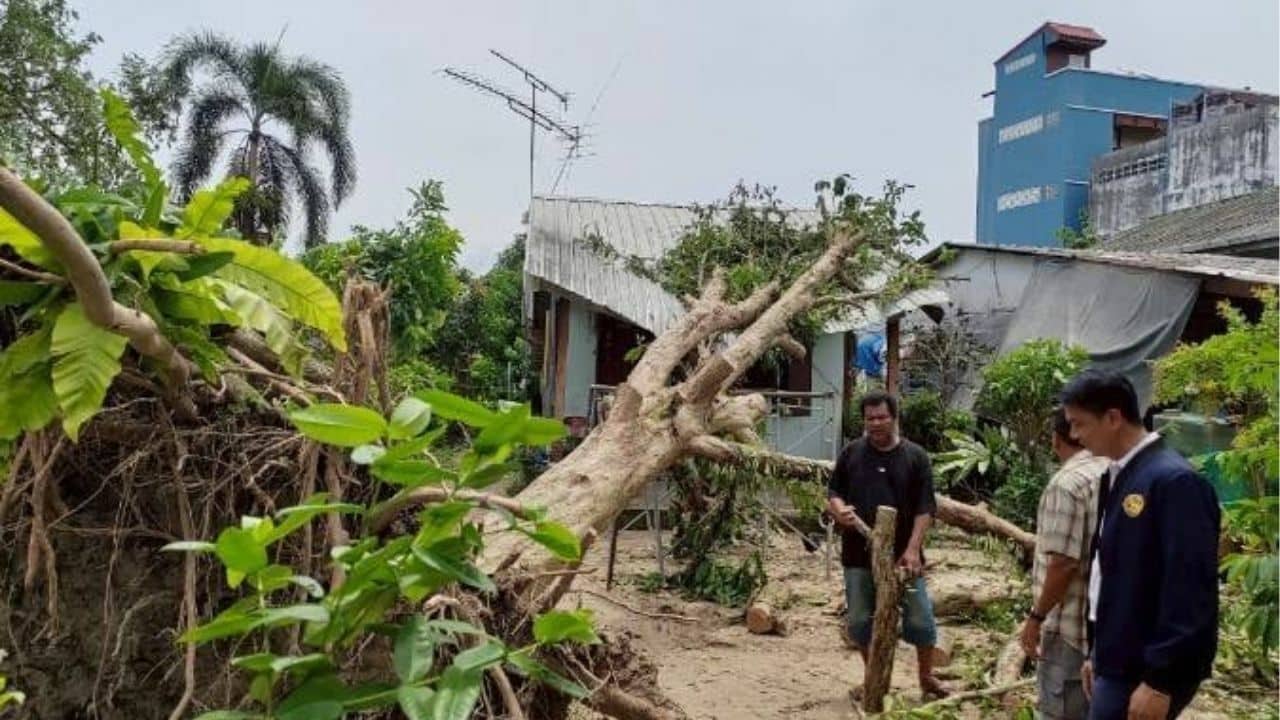 Homes wrecked, power poles downed in Thalang storm chaos