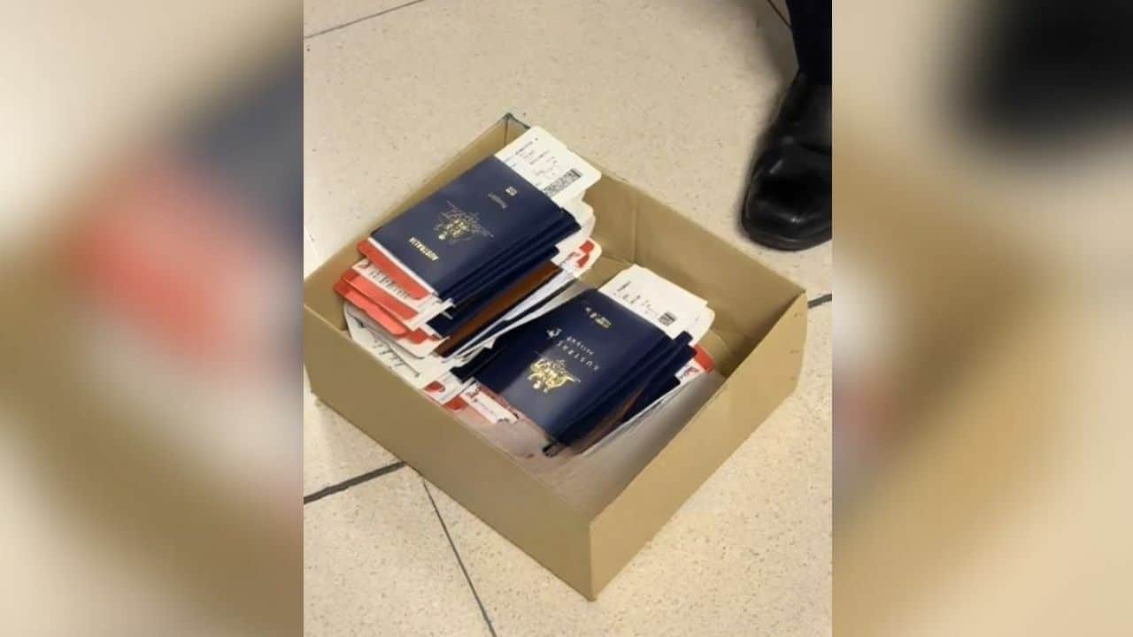 Qantas passengers forced to surrender passports in Bangkok (video)