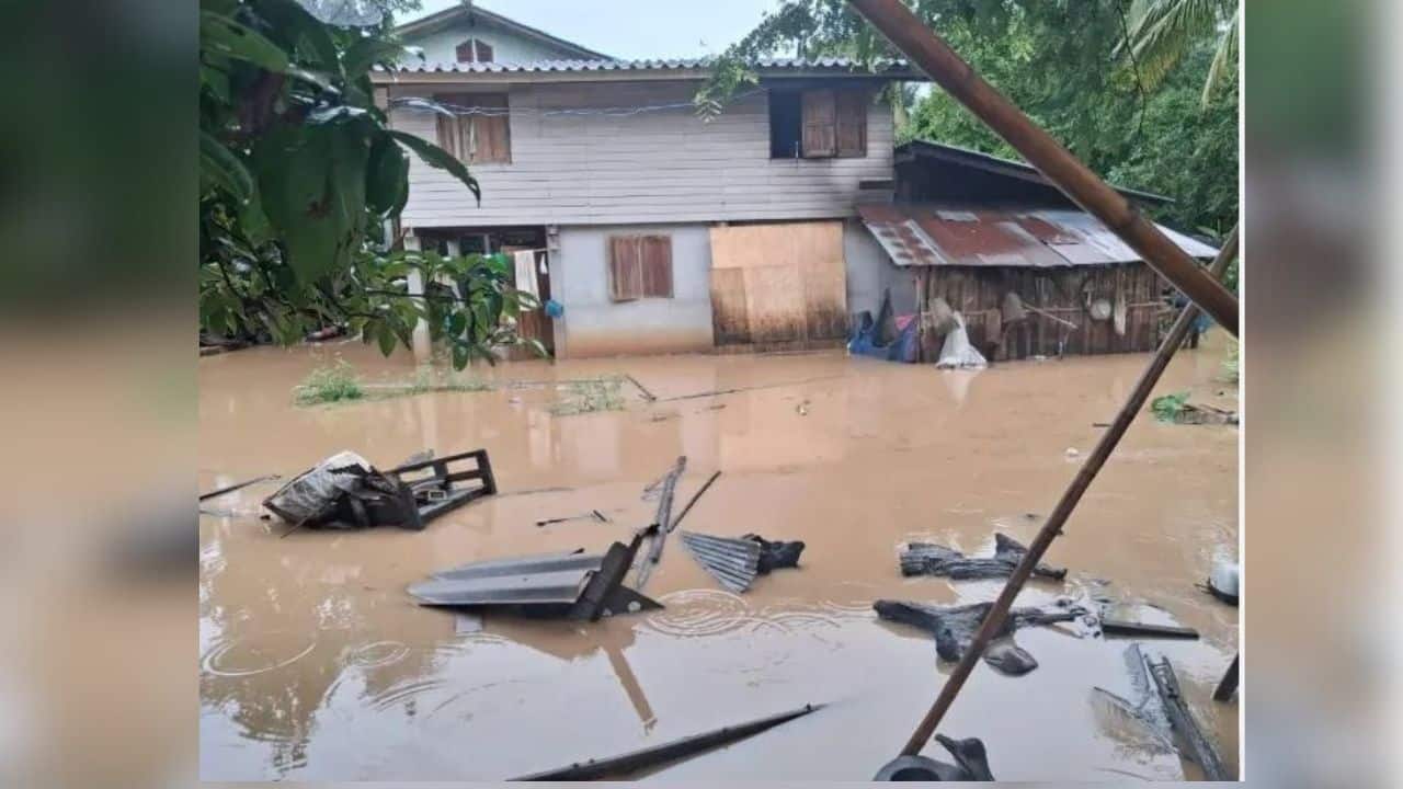 Rain pain: Phayao floods spark chaos as rivers overflow | Thaiger