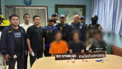 Cops bust Chon Buri grocery store fronting drug ring | Thaiger