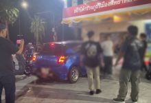 Pattaya motorbike gang traps delivery driver in midnight road rage (video) | Thaiger