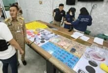 Gamblers flee in panic as Bangkok casino busted in dramatic raid