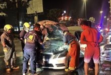 Top cop’s Mercedes goes up in flames in Pattaya | Thaiger
