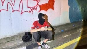 Russian teen busted for Pattaya pier graffiti