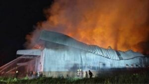 Samut Sakhon warehouse fire contained after two hours